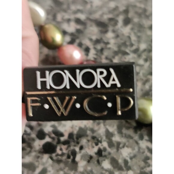 HONORA 925 SILVER MULTI PEARL BEAD 36" SINGLE STRAND NECKLACE + 2 Bracelets Set - Picture 3 of 9